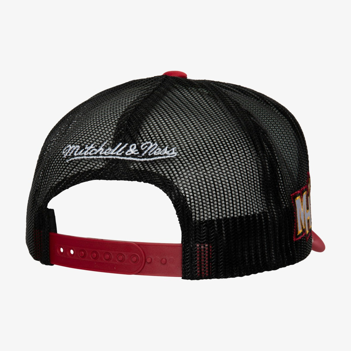 NBA Miami Heat Hardwood Classics Blocker Foam Front Trucker Adjustable Hat