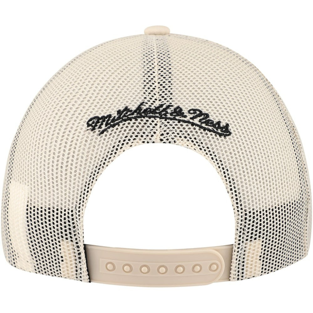 NHL Cream Los Angeles Kings Mitchell & Ness Foam Front Trucker Adjustable Hat