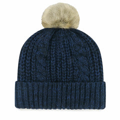 '47 Women's Meeko Cuffed Knit Hat with Pom - Houston Texans