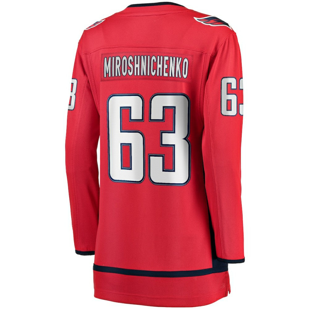 NHL Red Ivan Miroshnichenko Washington Capitals Fanatics Women's Breakaway Jersey