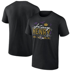 Derrick Henry  King Henry's Crown T-Shirt - Baltimore Ravens