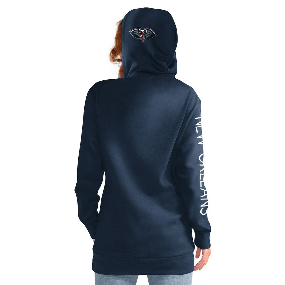 NBA New Orleans Pelicans G-III 4Her by Carl Banks Women's Base Coach Pullover Hoodie