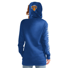 NBA New York Knicks G-III 4Her by Carl Banks Women's Base Coach Pullover Hoodie