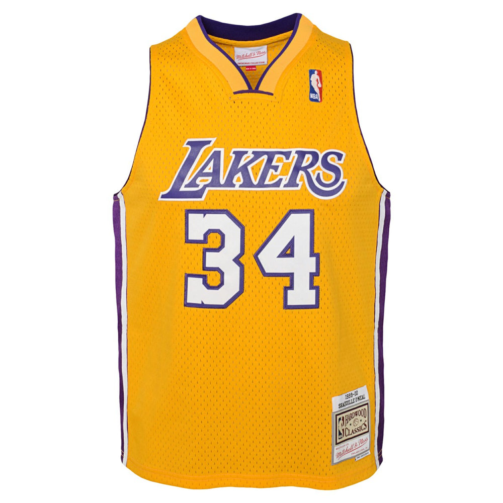 NBA Shaquille O'Neal Los Angeles Lakers Youth 1999/00 Hardwood Classics Swingman Jersey