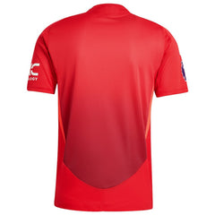 Manchester United 2024/25 Home Patch Jersey - Adidas Red