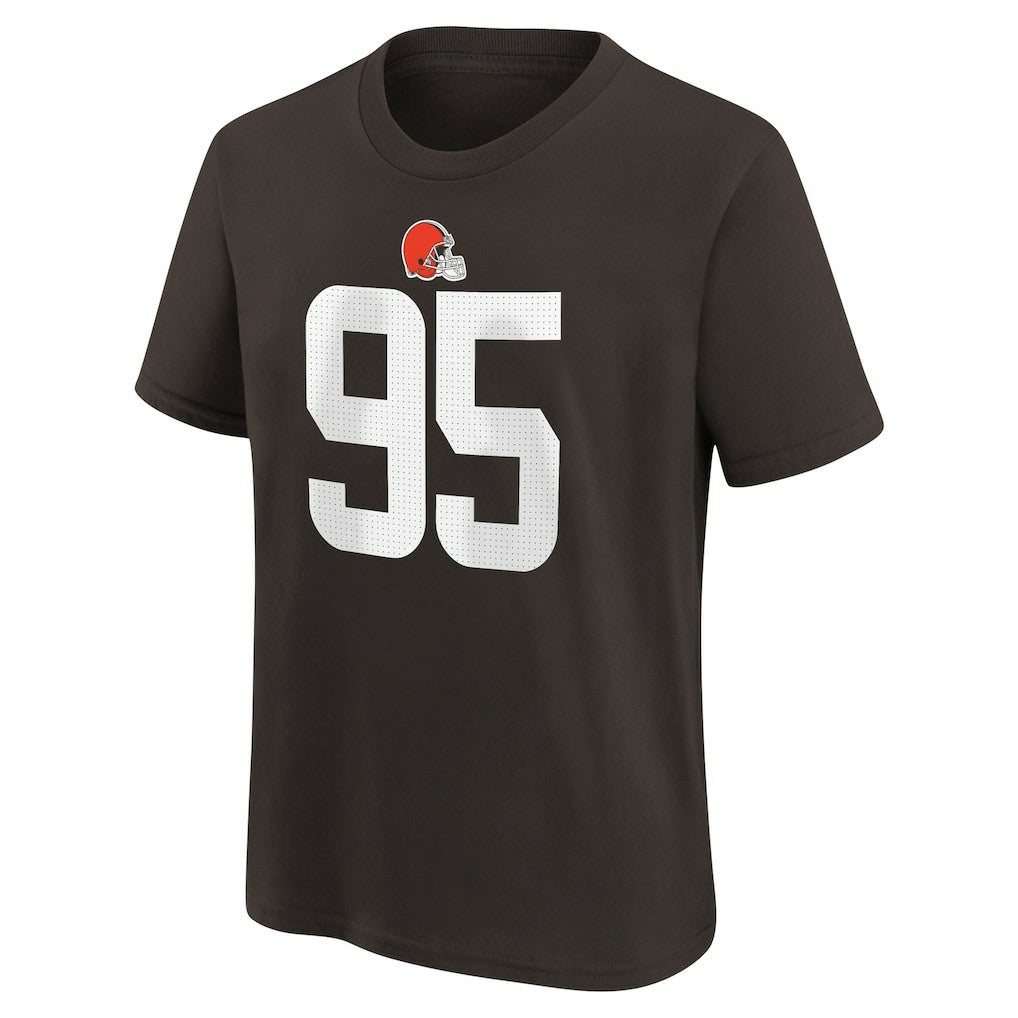 Myles Garrett  Youth Player Name & Number T-Shirt - Cleveland Browns