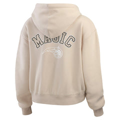 NBA Orlando Magic WEAR by Erin Andrews Women's Tonal Felt Patch Full-Zip Hoodie