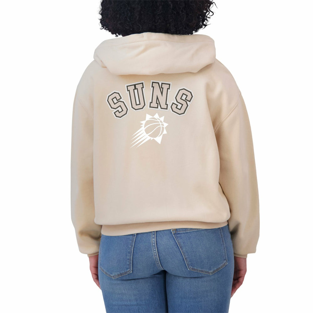 NBA Phoenix Suns WEAR by Erin Andrews Women's Plus Size Tonal Felt Patch Full-Zip Hoodie