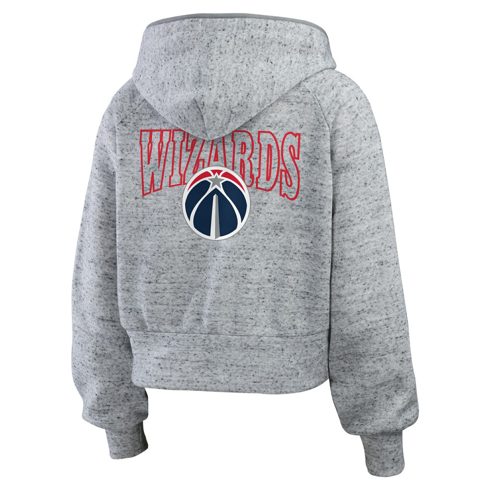 NBA Washington Wizards WEAR by Erin Andrews Women's Speckled Radiator Full-Zip Hoodie