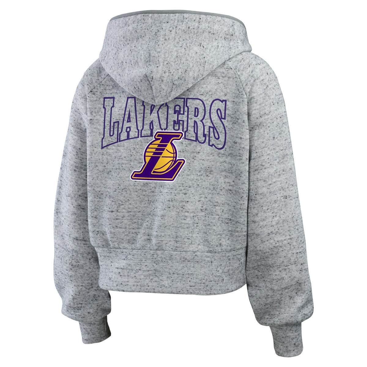 NBA Los Angeles Lakers WEAR by Erin Andrews Women's Speckled Radiator Full-Zip Hoodie