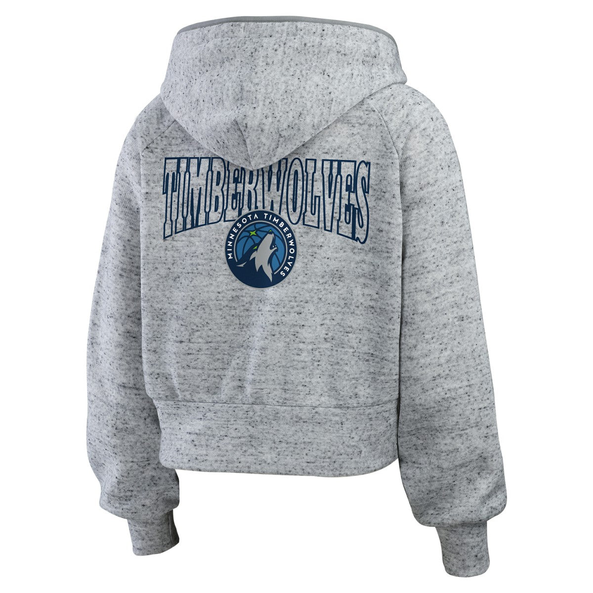NBA Minnesota Timberwolves WEAR by Erin Andrews Women's Speckled Radiator Full-Zip Hoodie