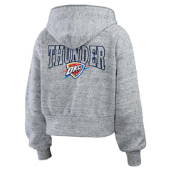 NBA Oklahoma City Thunder WEAR by Erin Andrews Women's Speckled Radiator Full-Zip Hoodie