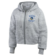 NBA Golden State Warriors WEAR by Erin Andrews Women's Speckled Radiator Full-Zip Hoodie sale