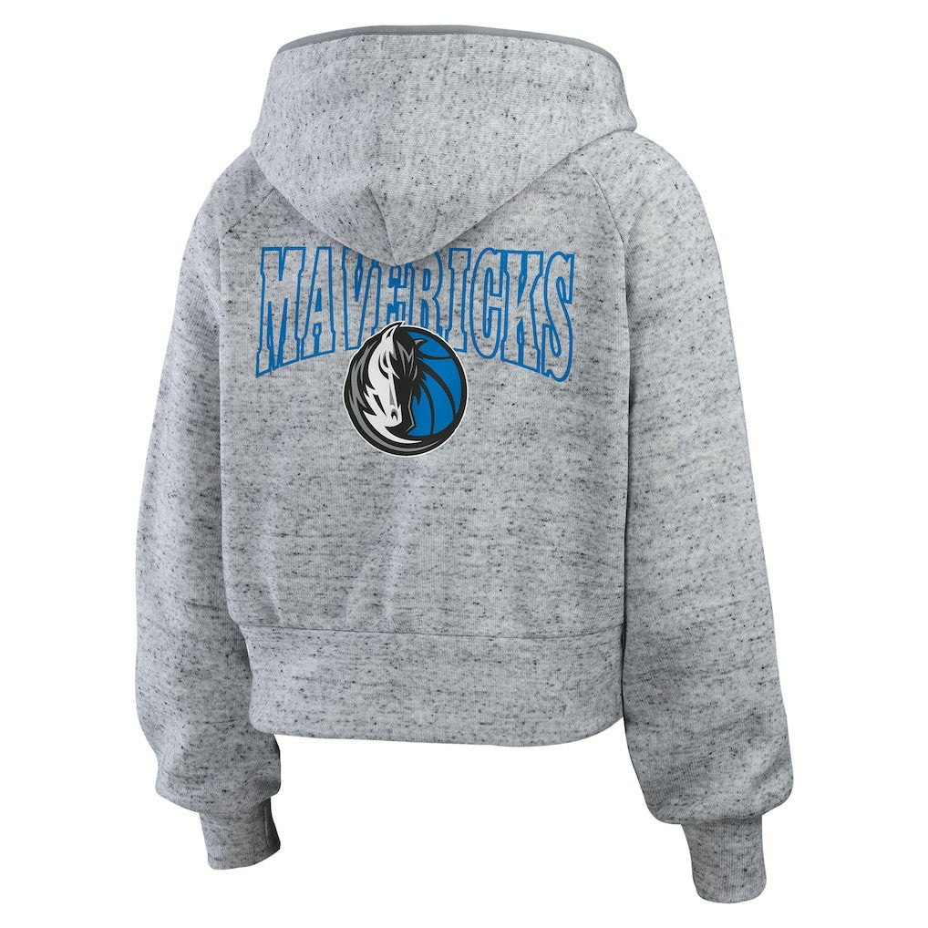 NBA Dallas Mavericks WEAR by Erin Andrews Women's Speckled Radiator Full-Zip Hoodie sale