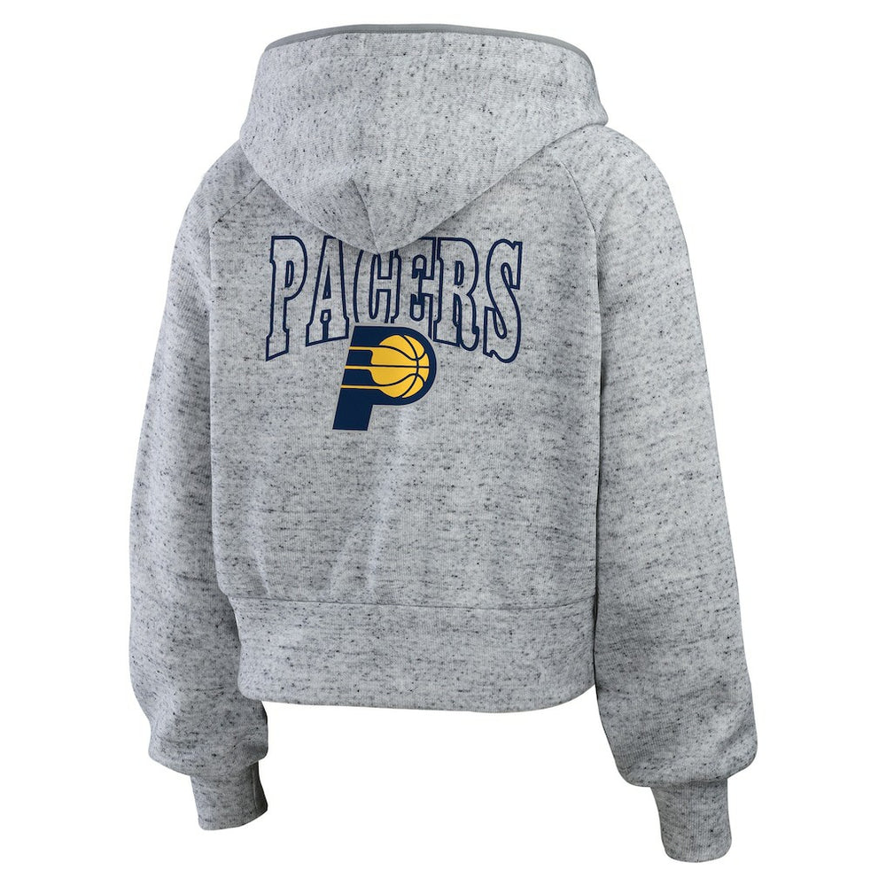 NBA Indiana Pacers WEAR by Erin Andrews Women's Speckled Radiator Full-Zip Hoodie