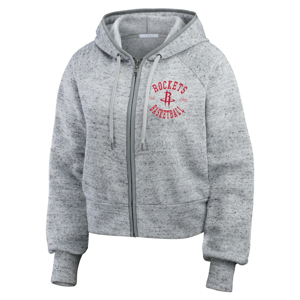 NBA Houston Rockets WEAR by Erin Andrews Women's Speckled Radiator Full-Zip Hoodie sale