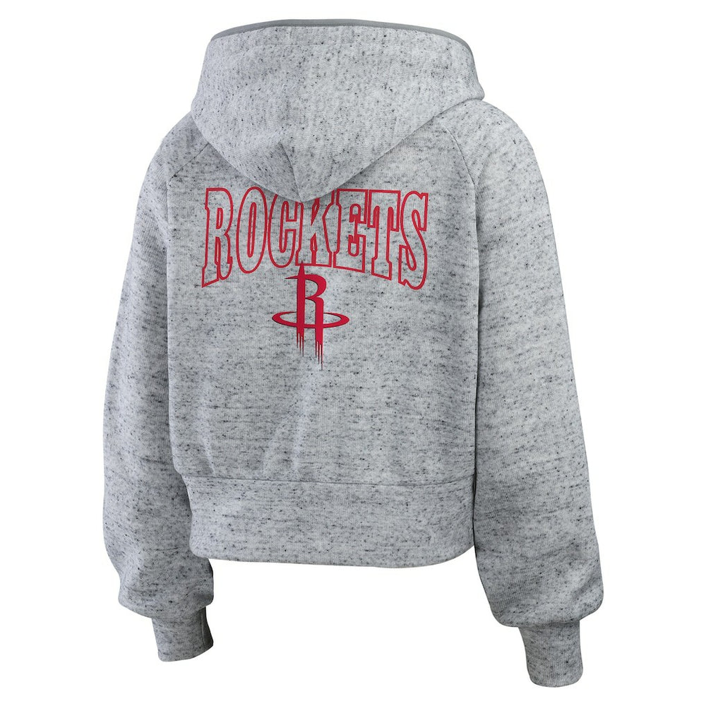 NBA Houston Rockets WEAR by Erin Andrews Women's Speckled Radiator Full-Zip Hoodie sale