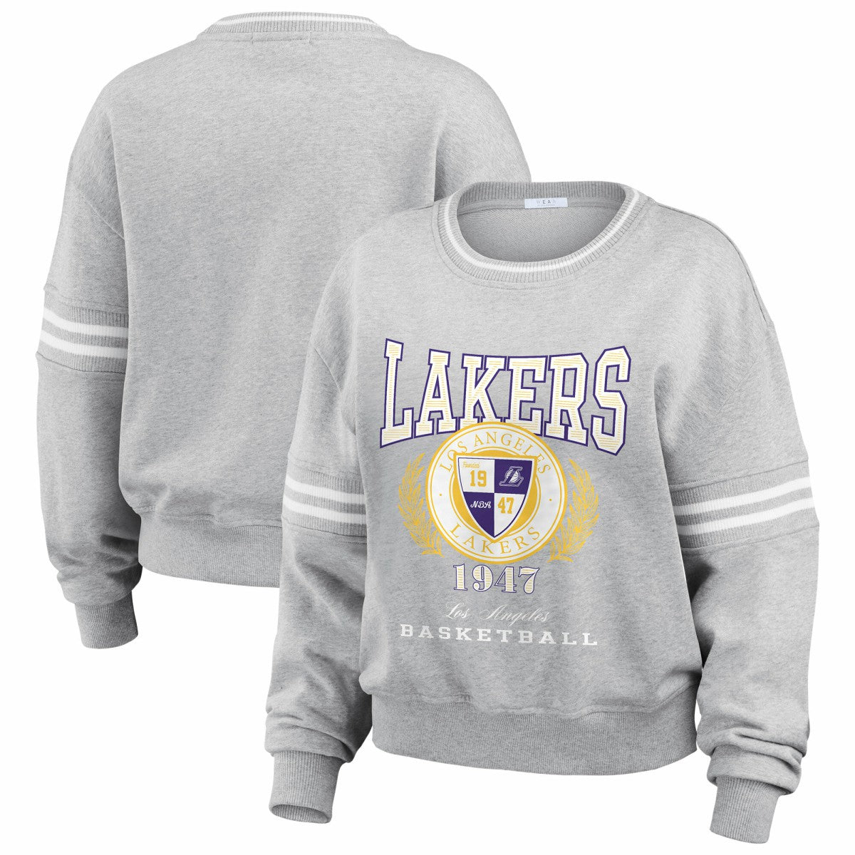 NBA Los Angeles Lakers WEAR by Erin Andrews Women's French Terry Pullover Sweatshirt