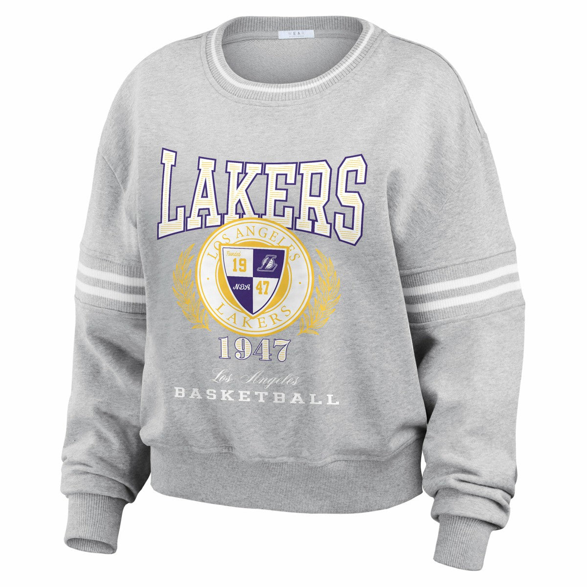 NBA Los Angeles Lakers WEAR by Erin Andrews Women's French Terry Pullover Sweatshirt