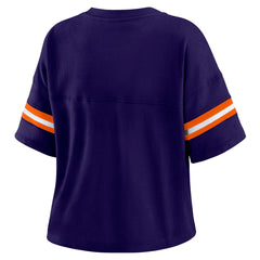 NBA Phoenix Suns WEAR by Erin Andrews Women's Plus Size Color Block Boxy V-Neck T-Shirt