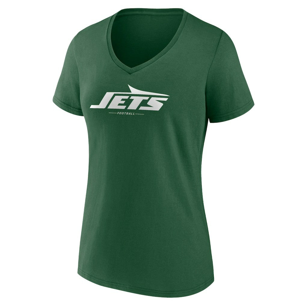 Women's Team Lock-Up V-Neck T-Shirt - New York Jets