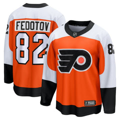 NHL Orange Ivan Fedotov Philadelphia Flyers Fanatics Home Premier Breakaway Player Jersey