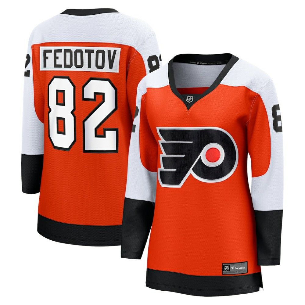 NHL Orange Ivan Fedotov Philadelphia Flyers Fanatics Women's Home Premier Breakaway Player Jersey Breakaway Jersey