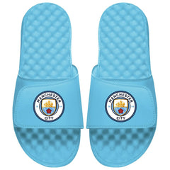 Manchester City ISlide Unisex Primary Logo Slide Sandals -  Sky Blue