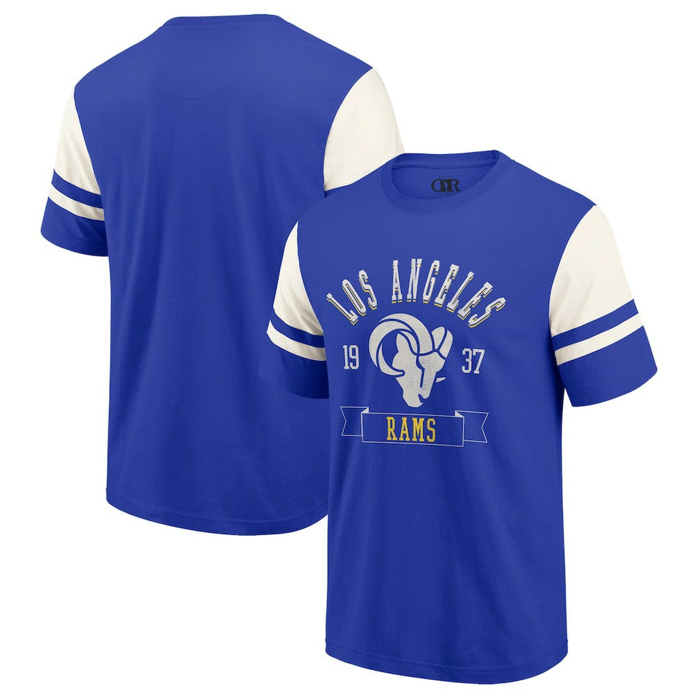 Darius Rucker Collection Football T-Shirt - Los Angeles Rams