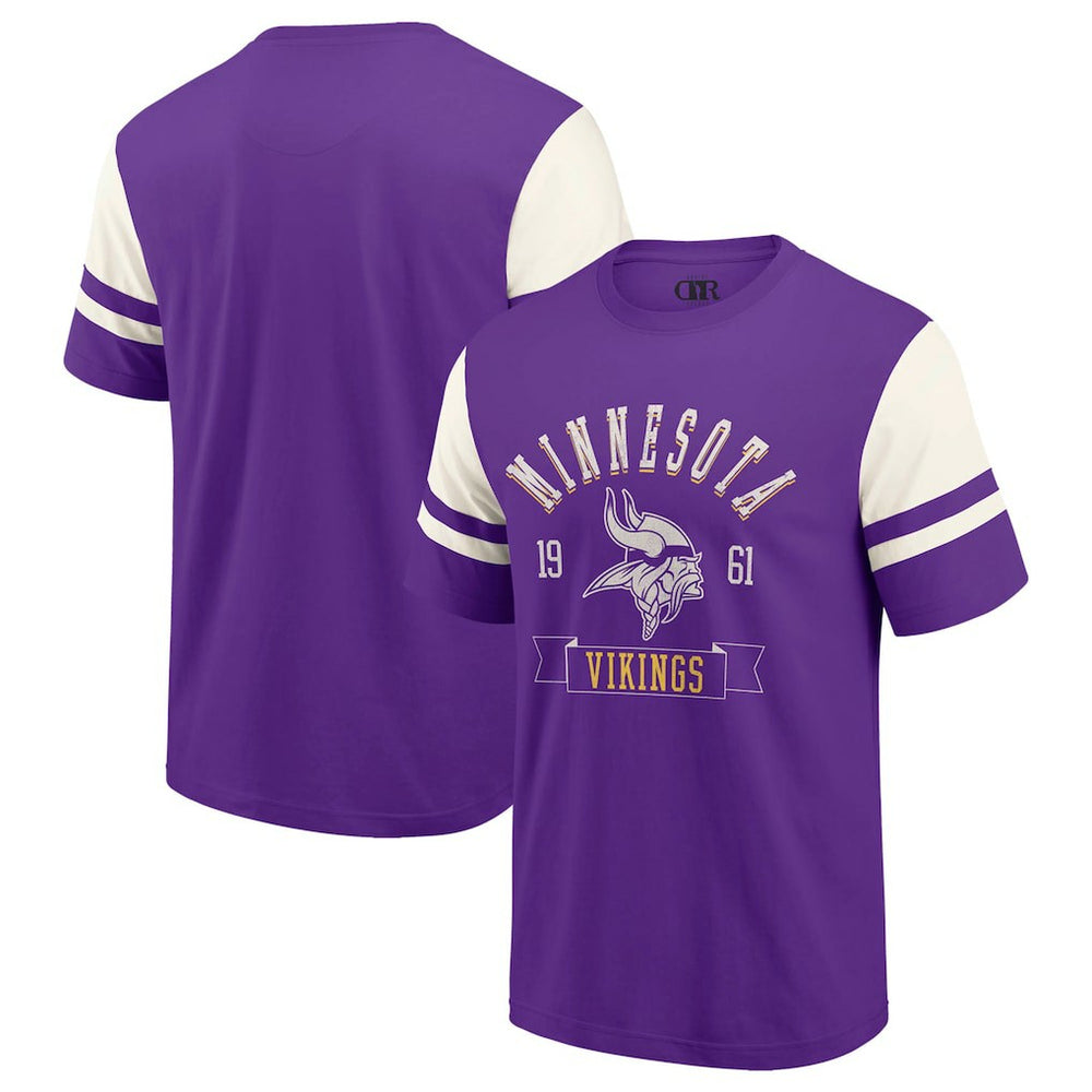 Darius Rucker Collection Football T-Shirt - Minnesota Vikings