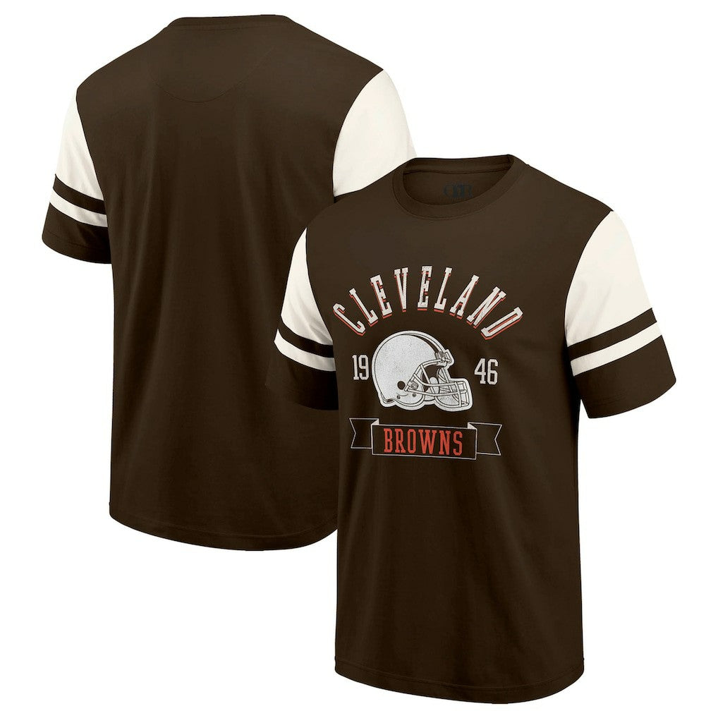Darius Rucker Collection Football T-Shirt - Cleveland Browns