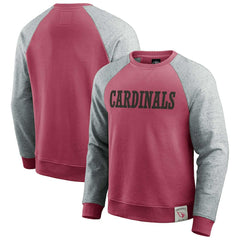 Darius Rucker Collection Colorblock Pullover Sweatshirt - Arizona Cardinals