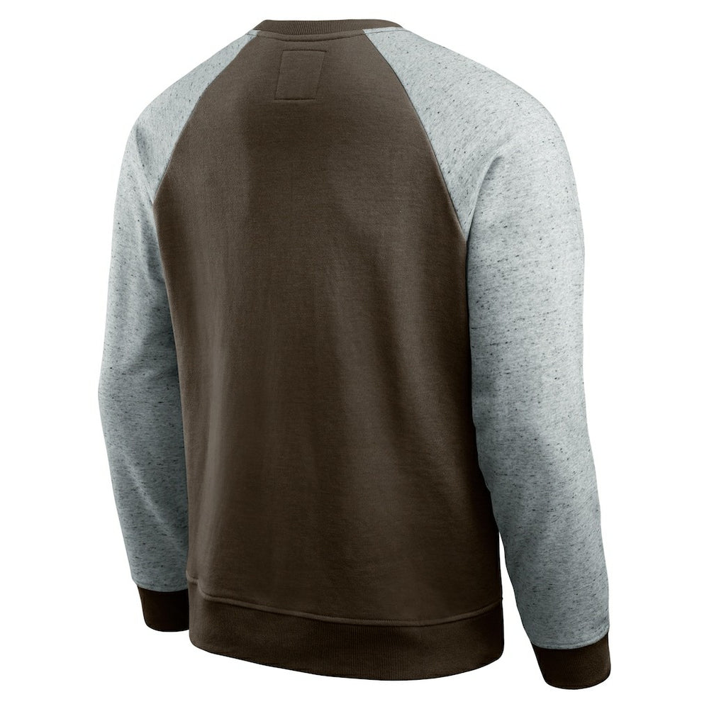Darius Rucker Collection Colorblock Pullover Sweatshirt - Cleveland Browns