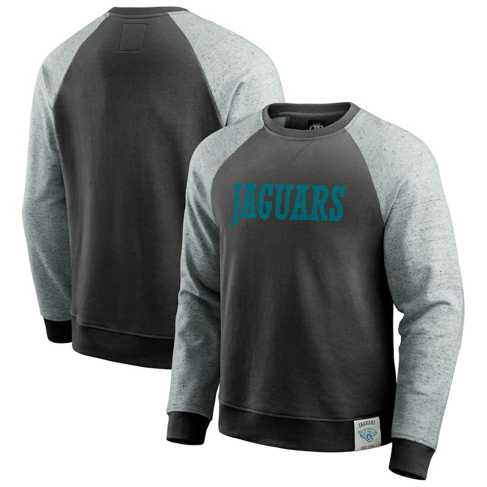 Darius Rucker Collection Colorblock Pullover Sweatshirt - Jacksonville Jaguars