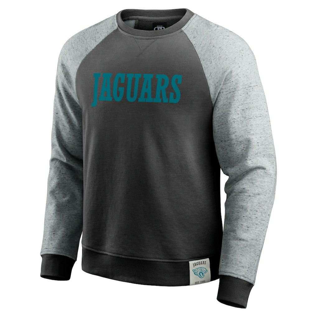 Darius Rucker Collection Colorblock Pullover Sweatshirt - Jacksonville Jaguars