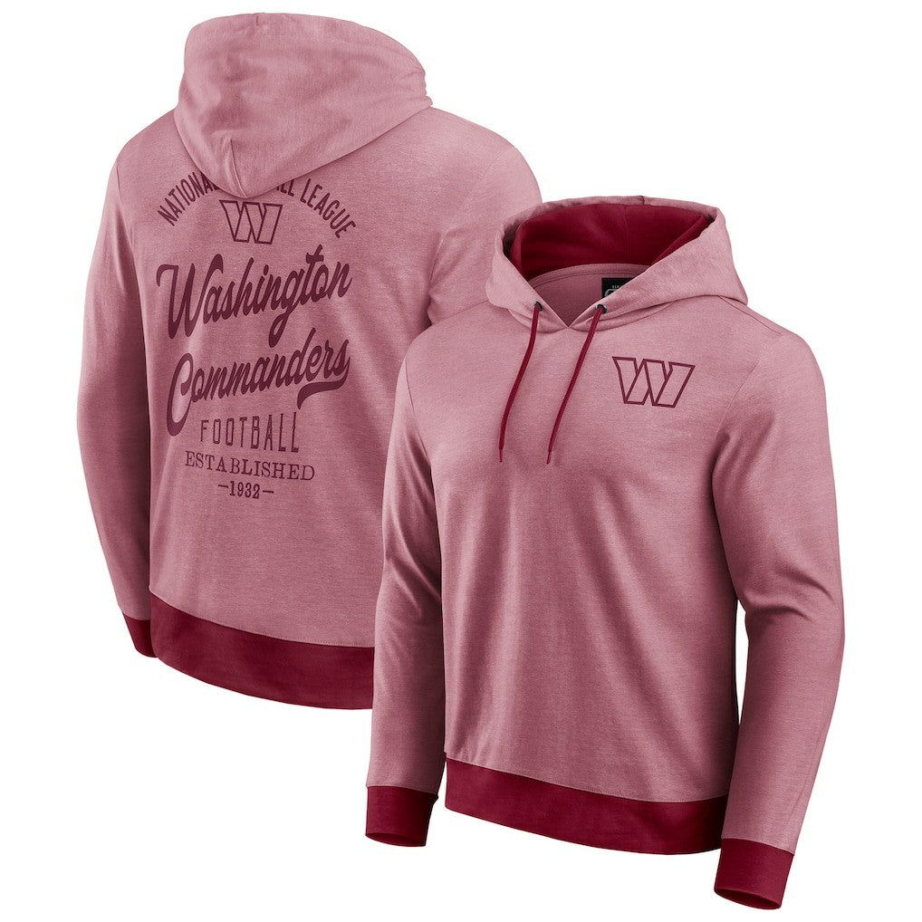 Darius Rucker Collection Tonal Knit Pullover Hoodie - Washington Commanders