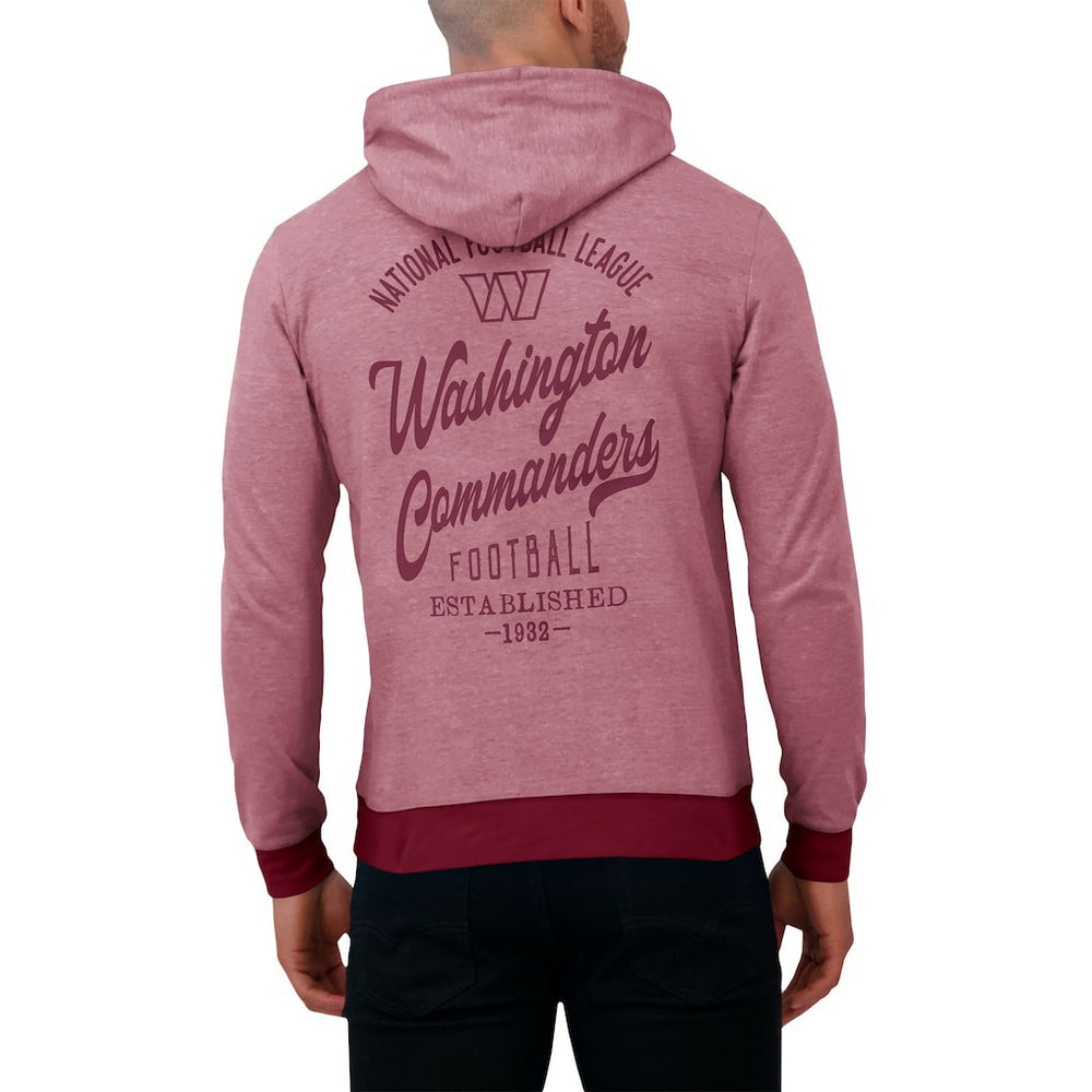 Darius Rucker Collection Tonal Knit Pullover Hoodie - Washington Commanders