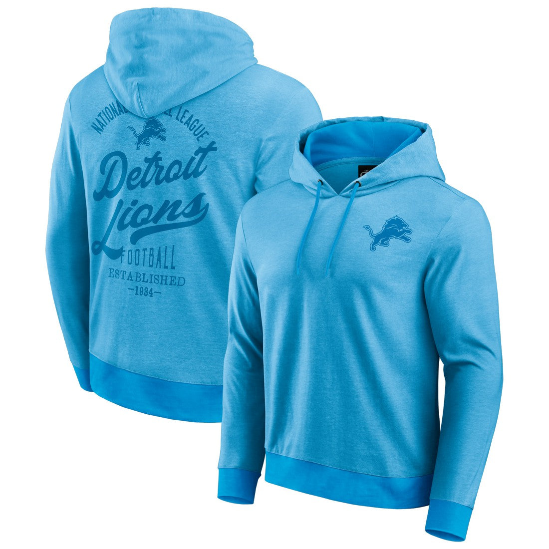 Darius Rucker Collection Tonal Knit Pullover Hoodie - Detroit Lions