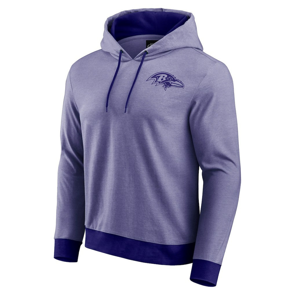Darius Rucker Collection Tonal Knit Pullover Hoodie - Baltimore Ravens