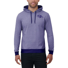 Darius Rucker Collection Tonal Knit Pullover Hoodie - Baltimore Ravens