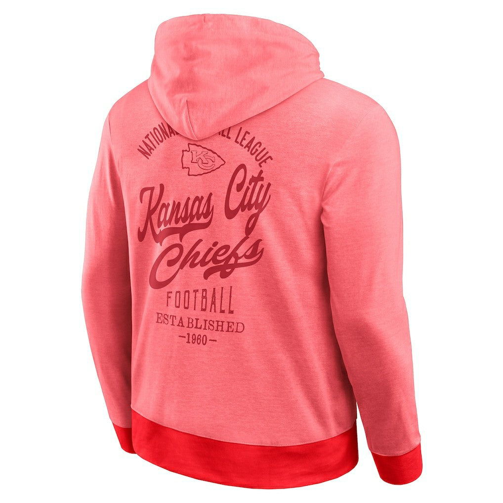 Darius Rucker Collection Tonal Knit Pullover Hoodie - Kansas City Chiefs