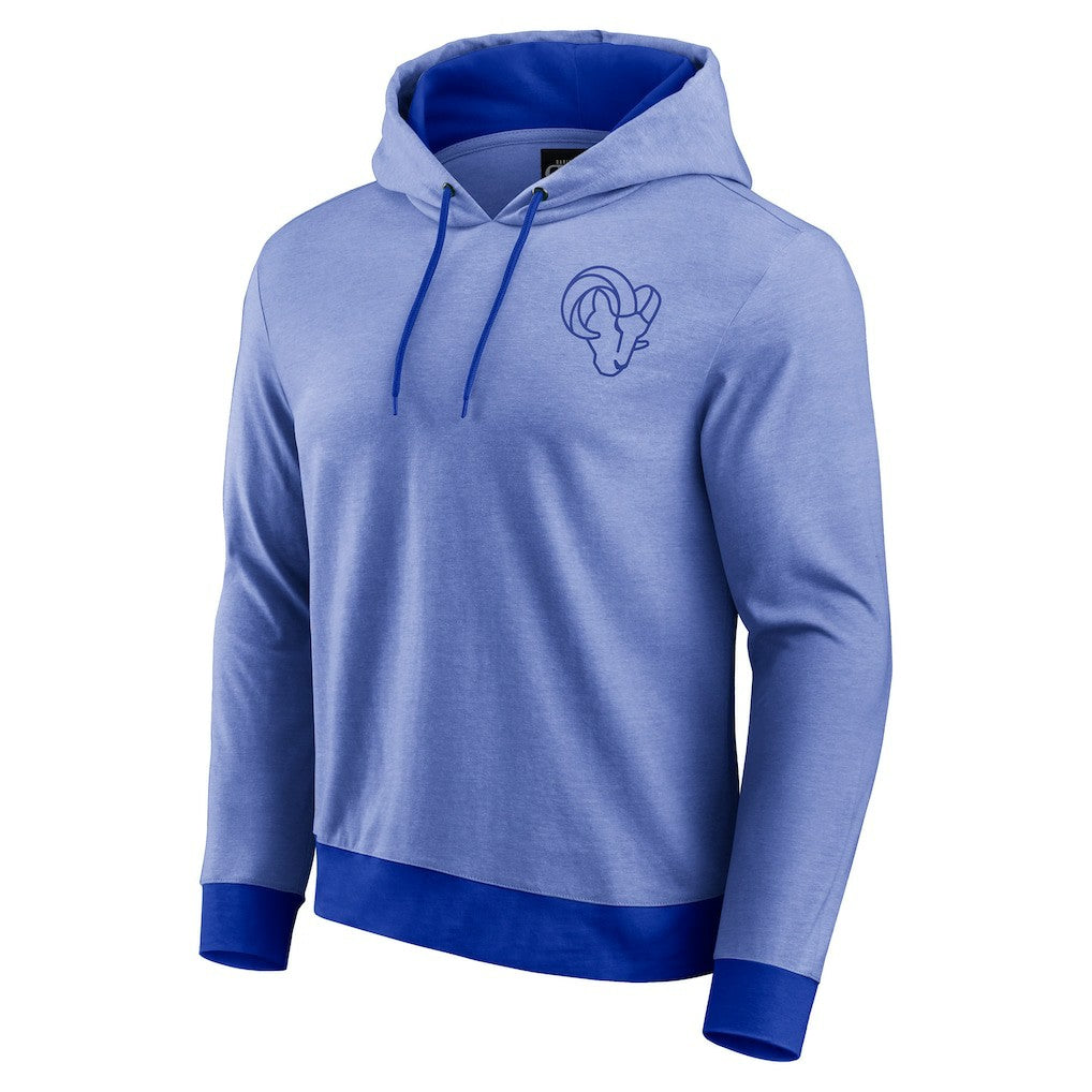 Darius Rucker Collection Tonal Knit Pullover Hoodie - Los Angeles Rams