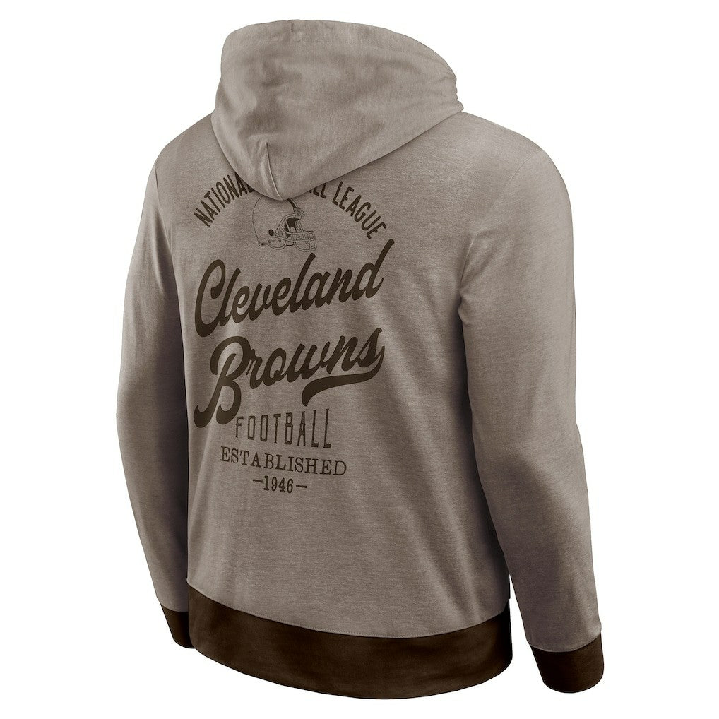 Darius Rucker Collection Tonal Knit Pullover Hoodie - Cleveland Browns