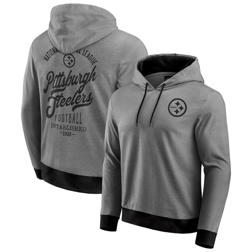 Darius Rucker Collection Tonal Knit Pullover Hoodie - Pittsburgh Steelers