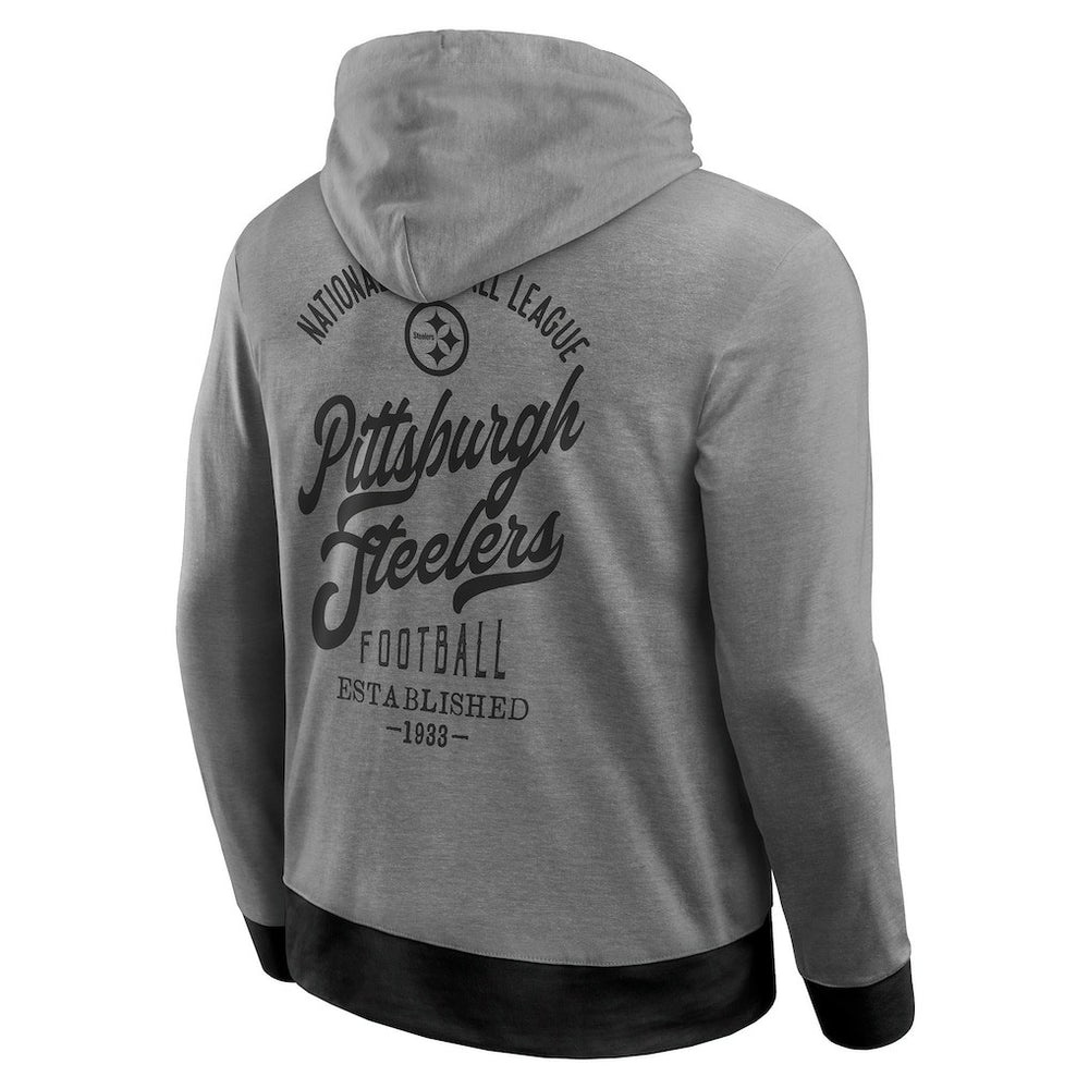 Darius Rucker Collection Tonal Knit Pullover Hoodie - Pittsburgh Steelers