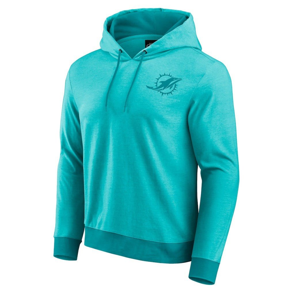Darius Rucker Collection Tonal Knit Pullover Hoodie - Miami Dolphins