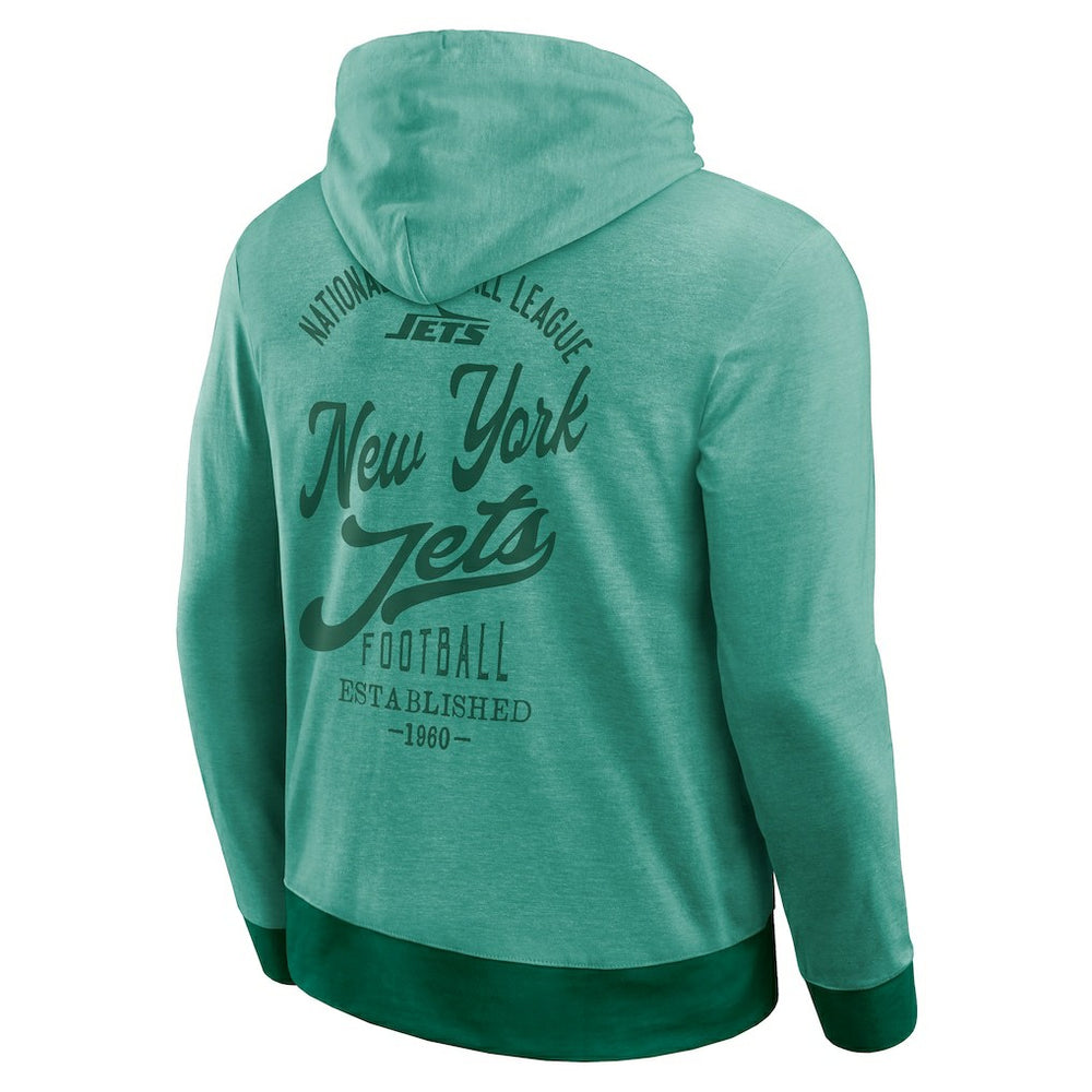 Darius Rucker Collection Tonal Knit Pullover Hoodie - New York Jets