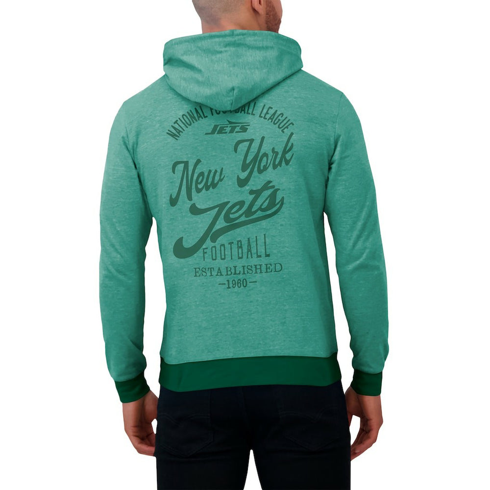 Darius Rucker Collection Tonal Knit Pullover Hoodie - New York Jets