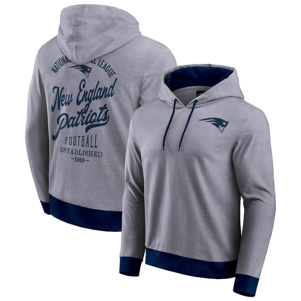 Darius Rucker Collection Tonal Knit Pullover Hoodie - New England Patriots
