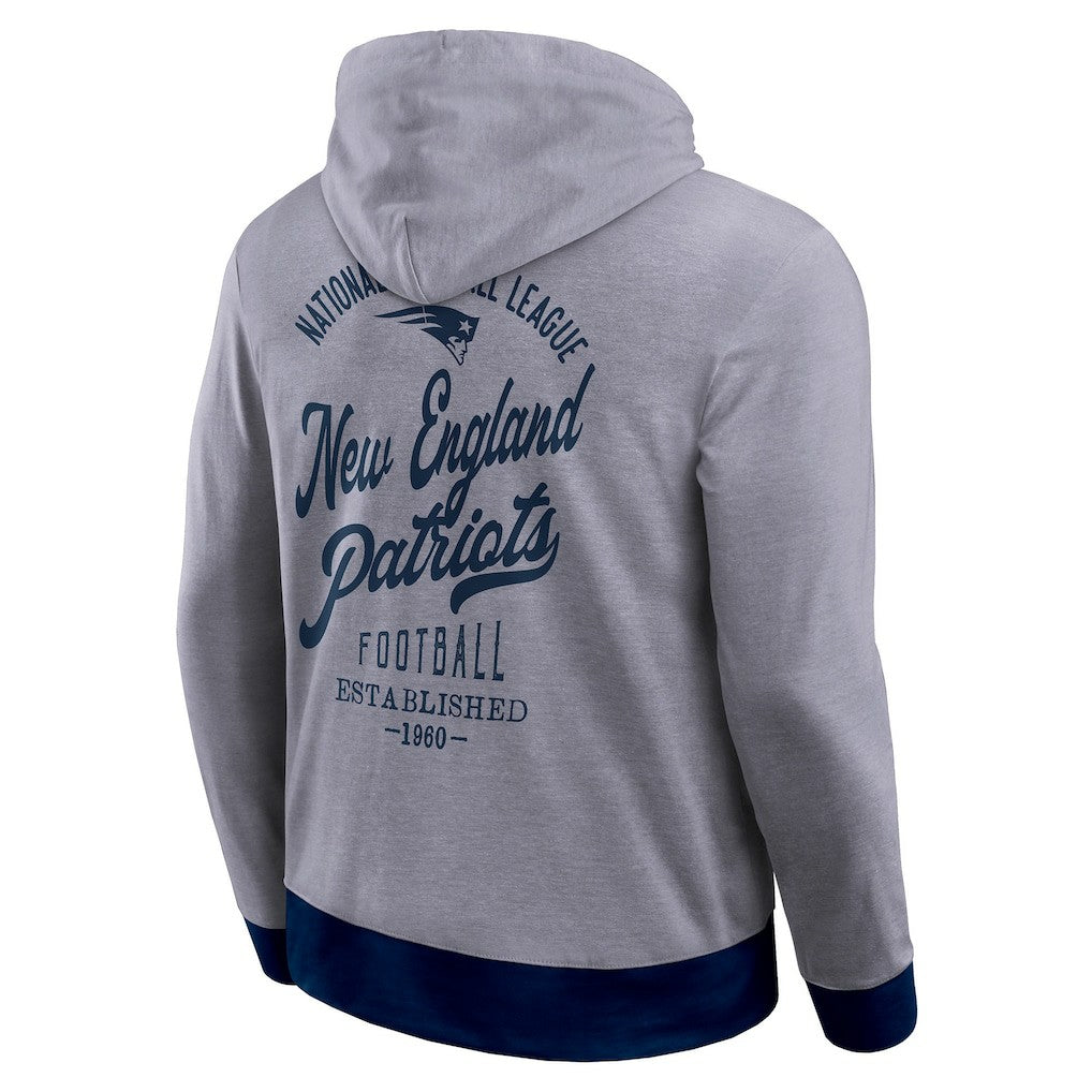 Darius Rucker Collection Tonal Knit Pullover Hoodie - New England Patriots